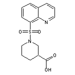 1-(quinolin-8-ylsulfonyl)piperidine-3-carboxylic acid