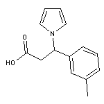 3-(3-methylphenyl)-3-(1H-pyrrol-1-yl)propanoic acid