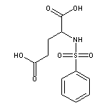 2-[(phenylsulfonyl)amino]pentanedioic acid