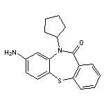 8-amino-10-cyclopentyldibenzo[b,f][1,4]thiazepin-11(10H)-one