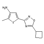 5-(5-cyclobutyl-1,2,4-oxadiazol-3-yl)-2-methylthien-3-ylamine