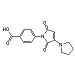 4-(2,5-dioxo-3-pyrrolidin-1-yl-2,5-dihydro-1H-pyrrol-1-yl)benzoic acid