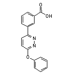 3-(6-phenoxypyridazin-3-yl)benzoic acid