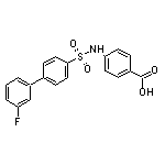 4-{[(3’-fluoro-1,1’-biphenyl-4-yl)sulfonyl]amino}benzoic acid