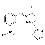 (4Z)-4-(3-nitrobenzylidene)-2-thien-2-yl-1,3-oxazol-5(4H)-one