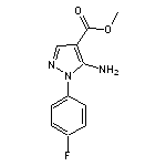 methyl 5-amino-1-(4-fluorophenyl)-1H-pyrazole-4-carboxylate