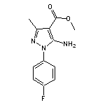 methyl 5-amino-1-(4-fluorophenyl)-3-methyl-1H-pyrazole-4-carboxylate