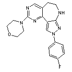 9-(4-fluorophenyl)-2-morpholin-4-yl-5,6,7,9-tetrahydropyrazolo[3,4-b]pyrimido[4,5-d]azepine