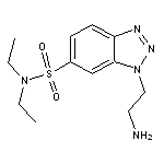 1-(2-aminoethyl)-N,N-diethyl-1H-1,2,3-benzotriazole-6-sulfonamide