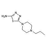 5-(4-propylpiperazin-1-yl)-1,3,4-thiadiazol-2-amine