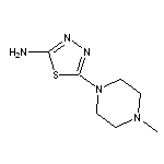 5-(4-methylpiperazin-1-yl)-1,3,4-thiadiazol-2-amine