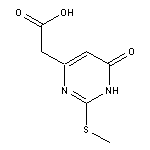 [2-(methylthio)-6-oxo-1,6-dihydropyrimidin-4-yl]acetic acid