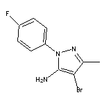 4-bromo-1-(4-fluorophenyl)-3-methyl-1H-pyrazol-5-amine