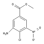 methyl 3-amino-4-chloro-5-nitrobenzoate