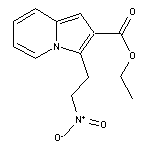 ethyl 3-(2-nitroethyl)indolizine-2-carboxylate