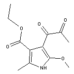 ethyl 5-methoxy-2-methyl-4-pyruvoyl-1H-pyrrole-3-carboxylate