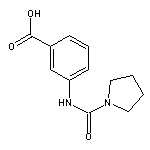 3-[(pyrrolidin-1-ylcarbonyl)amino]benzoic acid