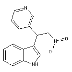 3-(2-nitro-1-pyridin-3-ylethyl)-1H-indole