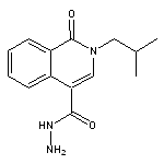 2-isobutyl-1-oxo-1,2-dihydroisoquinoline-4-carbohydrazide