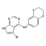 5-bromo-N-2,3-dihydro-1,4-benzodioxin-6-yl-7H-pyrrolo[2,3-d]pyrimidin-4-amine