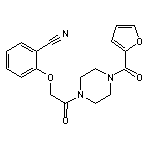 2-{2-[4-(2-furoyl)piperazin-1-yl]-2-oxoethoxy}benzonitrile