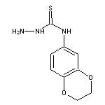 N-2,3-dihydro-1,4-benzodioxin-6-ylhydrazinecarbothioamide