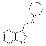 N-(1H-indol-3-ylmethyl)cyclohexanamine