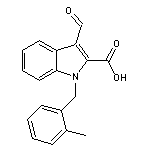 3-formyl-1-(2-methylbenzyl)-1H-indole-2-carboxylic acid