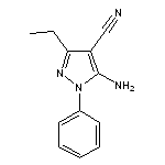 5-amino-3-ethyl-1-phenyl-1H-pyrazole-4-carbonitrile