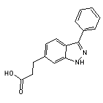 3-(3-phenyl-1H-indazol-6-yl)propanoic acid