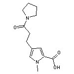 1-methyl-4-(3-oxo-3-pyrrolidin-1-ylpropyl)-1H-pyrrole-2-carboxylic acid