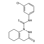 N-(3-chlorophenyl)-3-oxo-3,4,5,6,7,8-hexahydrocinnoline-1(2H)-carbothioamide