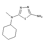 N-cyclohexyl-N-methyl-1,3,4-thiadiazole-2,5-diamine