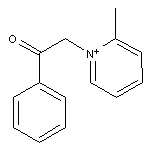 2-methyl-1-(2-oxo-2-phenylethyl)pyridinium Br-