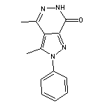 3,4-dimethyl-2-phenyl-2,6-dihydro-7H-pyrazolo[3,4-d]pyridazin-7-one