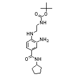 tert-butyl 2-({2-amino-4-[(cyclopentylamino)carbonyl]phenyl}amino)ethylcarbamate