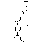 ethyl 3-amino-4-[(2-{[(cyclopentylamino)carbonyl]amino}ethyl)amino]benzoate