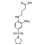 4-{[2-amino-4-(pyrrolidin-1-ylsulfonyl)phenyl]amino}butanoic acid