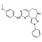 N-(4-methoxyphenyl)-9-phenyl-5,6,7,9-tetrahydropyrazolo[3,4-b]pyrimido[4,5-d]azepin-2-amine