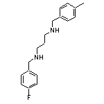 N-(4-fluorobenzyl)-N’-(4-methylbenzyl)propane-1,3-diamine