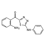 (2-aminophenyl)(5-anilino-1,3,4-thiadiazol-2-yl)methanone