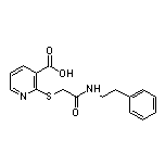 2-[[2-Oxo-2-(phenethylamino)ethyl]thio]nicotinic Acid