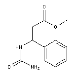 methyl 3-[(aminocarbonyl)amino]-3-phenylpropanoate