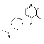 5-(4-acetylpiperazin-1-yl)-4-chloropyridazin-3(2H)-one