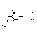 3-(1H-benzo[d]imidazol-2-ylsulfanylmethyl)-4-methoxybenzaldehyde