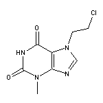 7-(2-chloroethyl)-3-methyl-3,7-dihydro-1H-purine-2,6-dione