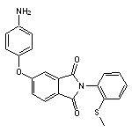 5-(4-aminophenoxy)-2-(2-methylsulfanylphenyl)-1,3-isoindolinedione