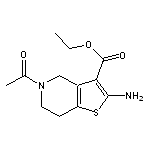 ethyl 5-acetyl-2-amino-4,5,6,7-tetrahydrothieno[3,2-c]pyridine-3-carboxylate