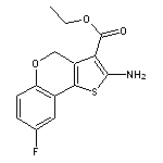 ethyl 2-amino-8-fluoro-4H-thieno[3,2-c]chromene-3-carboxylate