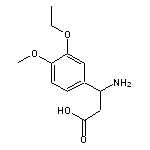 3-amino-3-(3-ethoxy-4-methoxyphenyl)propanoic acid